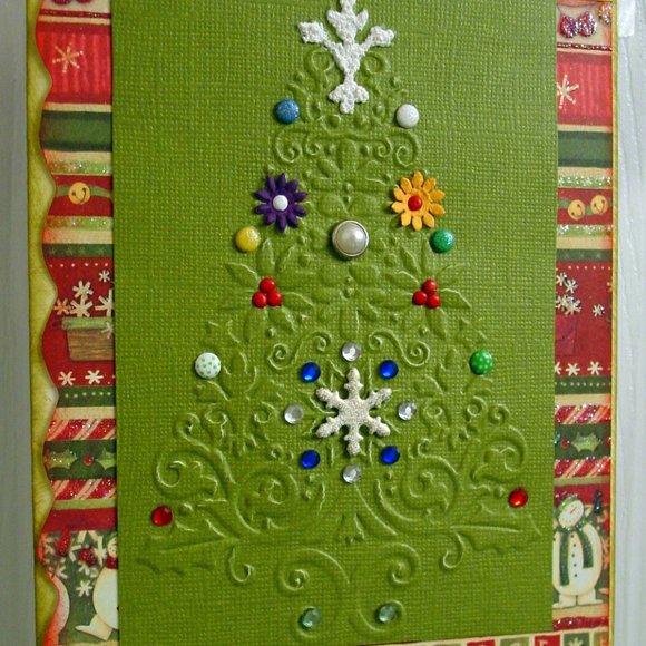 Cuttlebug 4 x 6 inches LACE TREE embossing folder - Picture 9 of 10